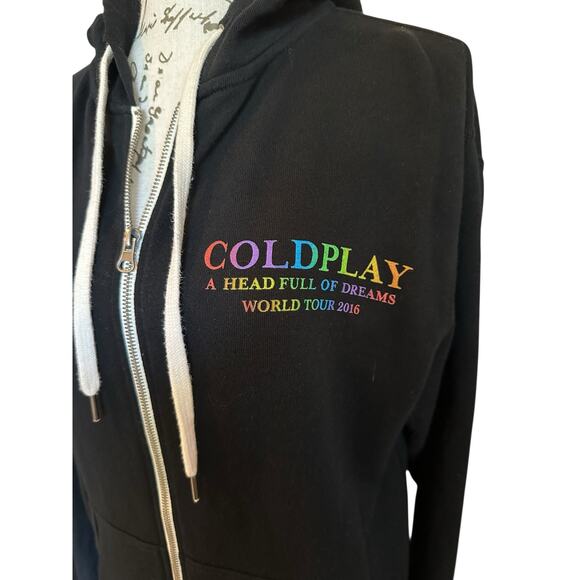 Coldplay A Head Full of Dreams 2016 World Tour Hoodie Size M CollectorsPiece - Picture 2 of 6